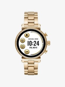 michael kors digital watch gold