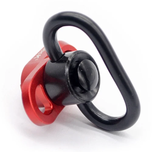 1.25'' QD Sling Swivel Set M-lok Adapter A Hole for Snap Clip Hook_Black/Red/Tan - Picture 13 of 23