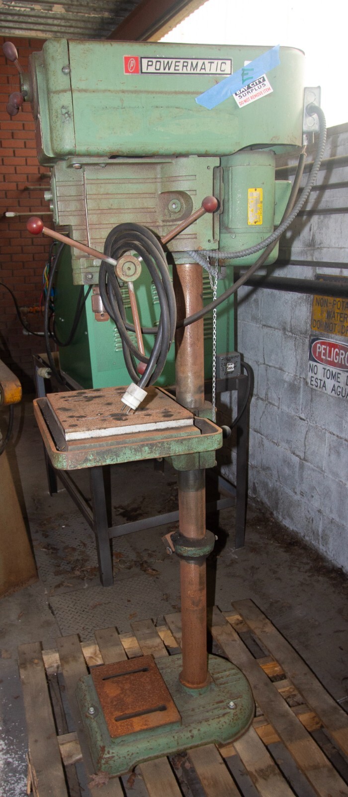 Powermatic Drill Press Model 1150...115/230v, 1Ph, 3/4 HP, 15" Plate, Santa Rosa eBay