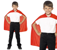 Smiffys Roter Superheld Umhang KostüM ZubehöR Kinder EinheitsgrößE Polyester