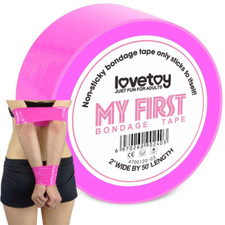 Lovetoy BDSM Klebeband für Bondage, Bondage Tape, Bonding, BDSM Fetisch, Fuchsia