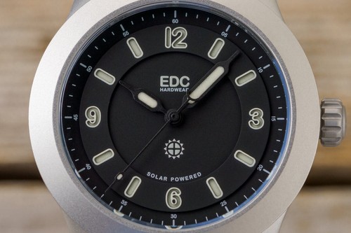 EDC Hardwear EDC2-B Tactical- Solar Watch - 100 Meters - Sapphire - Picture 3 of 10