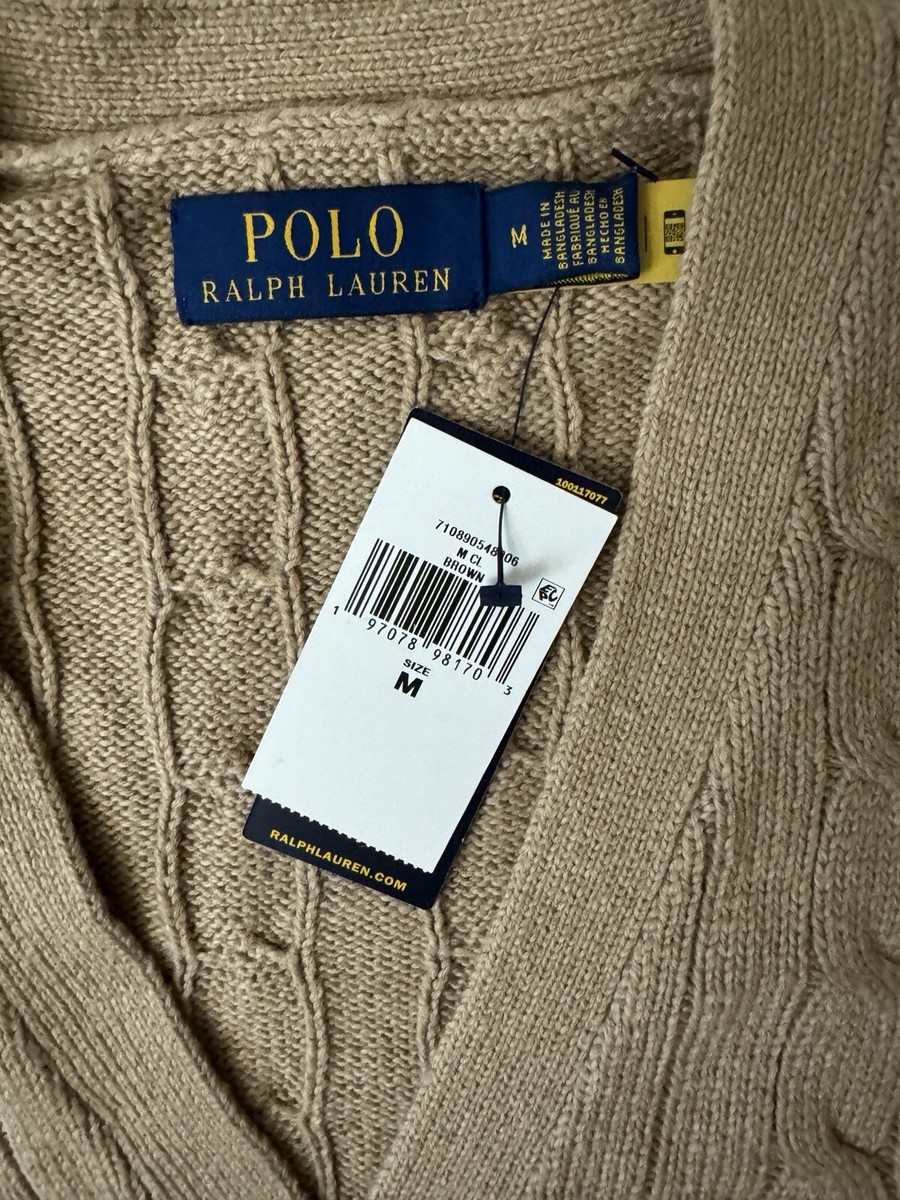 $188 Polo Ralph Lauren Men's Cable-Knit Cardigan Sweater