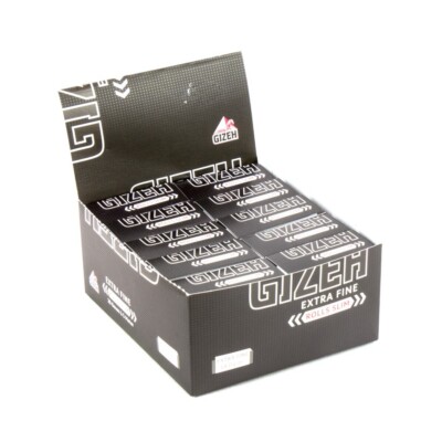 GIZEH Black Rolls Slim ROLLS Paper Rolling 5 Meter extra Fine 14.0g/m