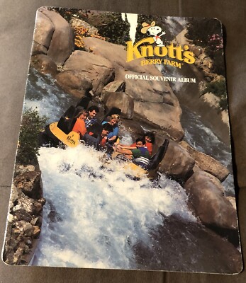 Set Of 2 Vintage Knott s Berry Farm Theme Park Souvenir Programs Pre-owned