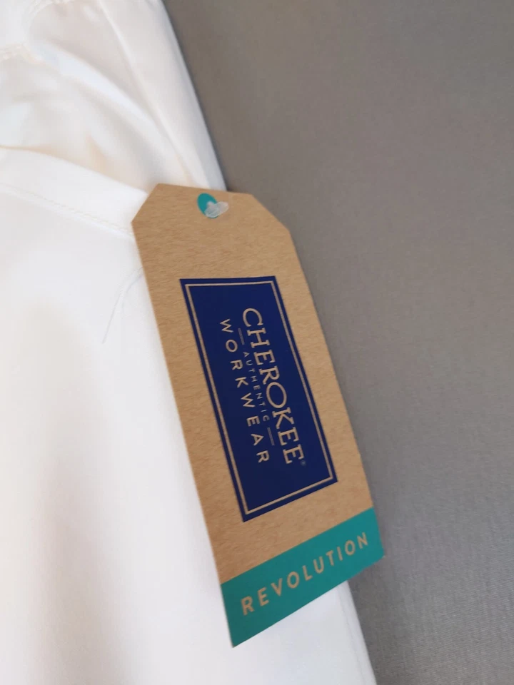 Nuevo con etiquetas Pantalones Médicos Cherokee Workwear Pequeños Blancos Para Hombre Enfermera Médica Foto 3 de 4