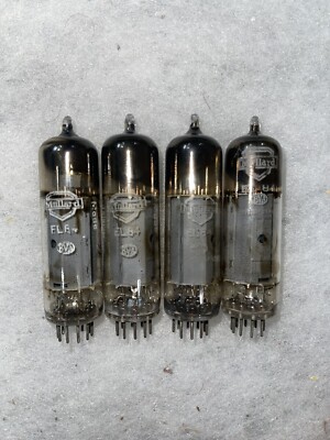 Mullard EL84 6BQ5 Winkle Glass Square Getter Exce Testing Values