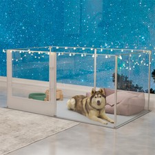 Gehege groß Hund Hundelaufstall XXL 80 cm Hoch innen Hundeauslauf Hundezwinger