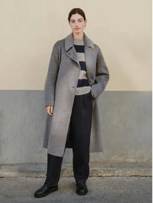 Uniqlo double hotsell face wrap coat