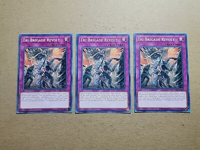 3x Tri-Brigade Revolt - PHRA-EN070 - 1st Edition - YuGiOh-LP 