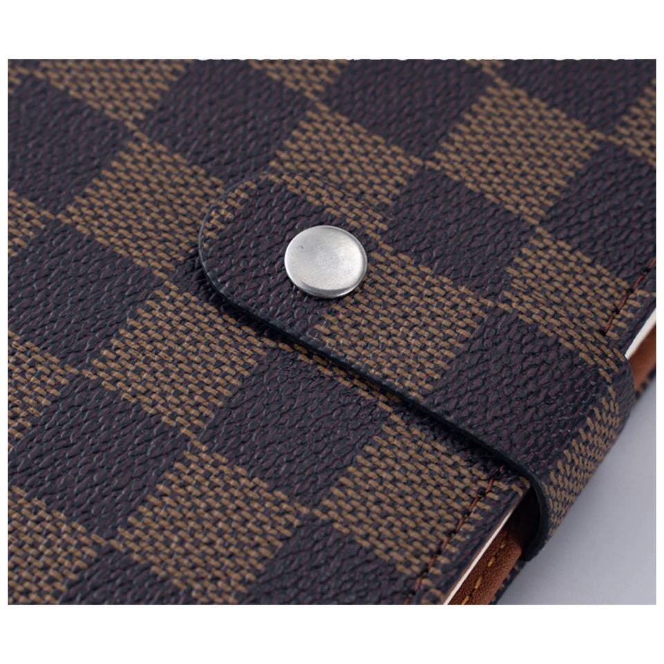 💗 Carpeta de agenda a cuadros de lujo planificador diario bloc de notas regalo A7 Foto 2 de 4