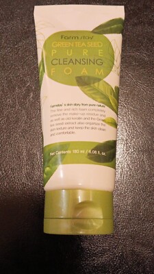Farmstay Green Tea Seed Pure Cleansing Foam 6.08 Fl Oz 