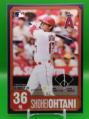 Shohei Otani 2023 American League Home Run King Memorial Postkarte Japan Nr. 36