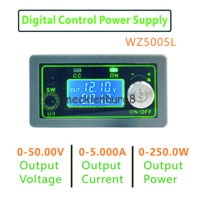 1X 50V 5A 250W CNC Adjustable Power Supply Module Step-Down Module CC CV LCD