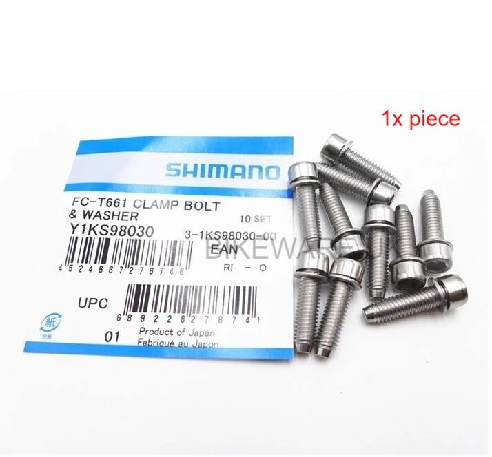Genuine Shimano Hollowtech II Crank FC-T661 Bolt Washer Y1KS98030 (1X  Piece)