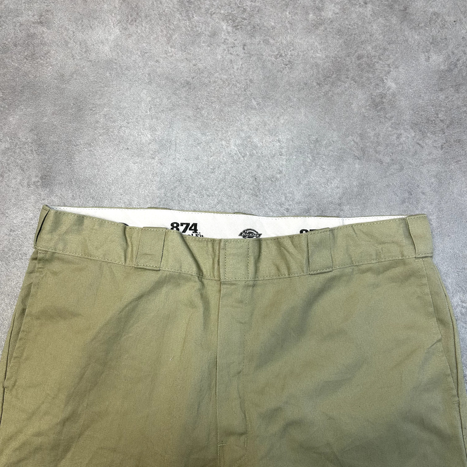 Dickies Carpenter Trousers Mens 34" Original Fit Workwear Canvas Pants, Beige image 3