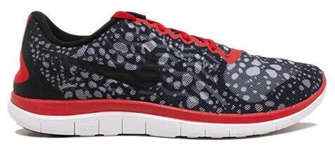 Nike Free 4.0 Print Black University Red