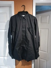 Kustom Kit Men's Corporate Oxford LS Dress Shirt KK105 w/Pocket. Size L (16.5)