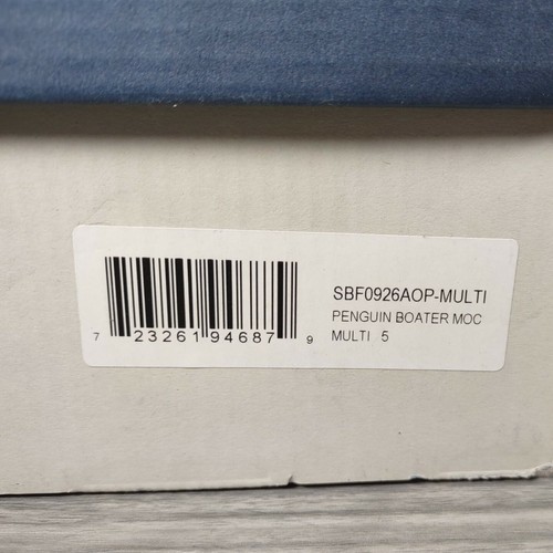 Original Penguin By Musingwear Boater Moccasin Multicolor Kids Size 5 Women 6.5 - Picture 10 of 10