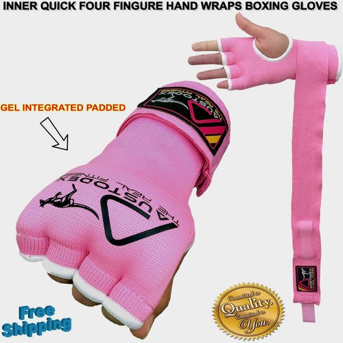 INNER First Gel Bandages MMA boxing Inner Quick Hand Wraps Gloves straps fitness - Picture 6 of 14