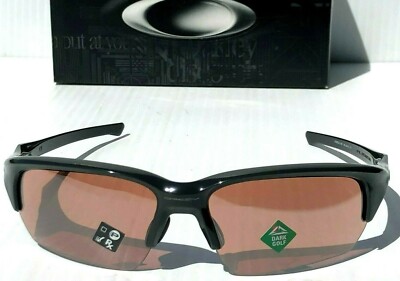 Oakley FLAK BETA Carbon Gray Shiny PRIZM DARK GOLF Lens Sunglass