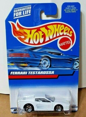 hot wheels ferrari testarossa white