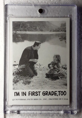 1961 Spook Stories 1. Serie Karte 59 I'M IN FIRST GRADE, TOO