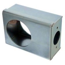 Lock Box - ADI-Weld-On Steel Gate Box - 45mm Hole - 60mm  Backset Suits Deadbolt