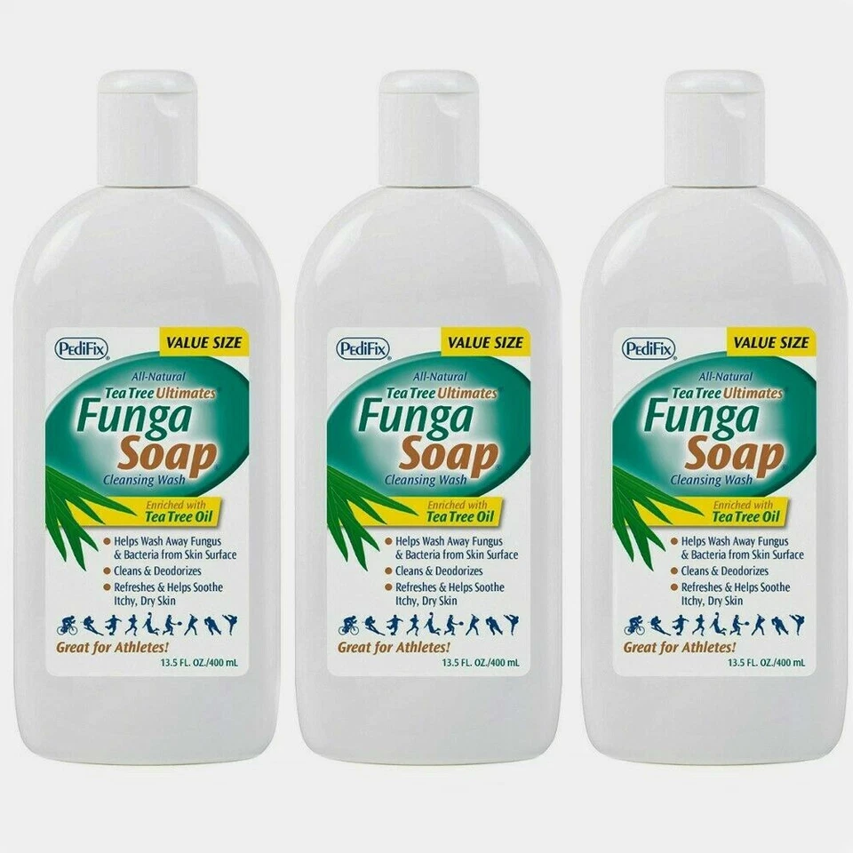 Lavado limpiador de jabón funga Pedifix 13,5 oz P3072 tamaño valor / 6 oz P3071 Foto 4 de 4