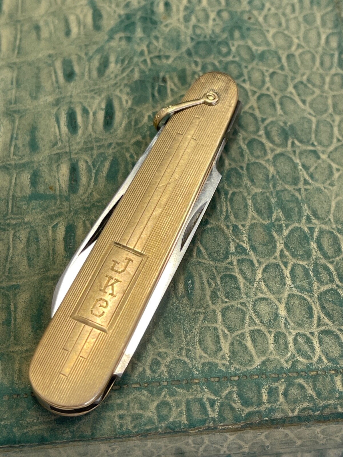 10k Gold Pocket Watch Fob KNIFE Antique eBay