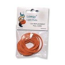 ORANGE 1.5m Replacement Light Pull Cord for Bathroom & Toilet Lights - 2mm