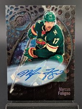 2022-23 Skybox Metal Universe Silver FX Auto Marcus Foligno #20 Auto 