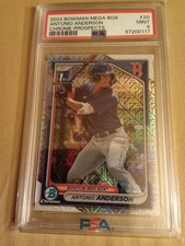 2024 Bowman Chrome Prospects MEGA BOX Antonio Anderson #BCP20 Graded PSA 9 Mint
