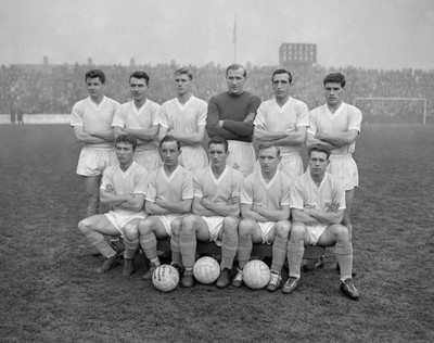 Manchester City team group Roy Cheetham John McTavish Cliff Se- 1960 Old Photo