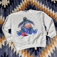 Vintage Disney Winnie The Pooh Eeyore Crewneck Sweatshirt Sweater Tultex XL VTG