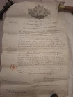 Rare Act Francisation Ship First Empire Diploma Napoleon 1st