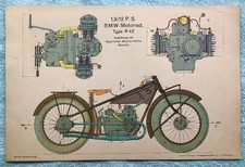 BMW Klappmodell R42  R57 - R63 - R52 - R62 - R11 - R16 - 1929  selten! VICTORIA