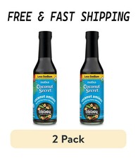 (2 pack) Coconut Secret, Organic Coconut Aminos Soy Free Seasoning Sauce & Marin