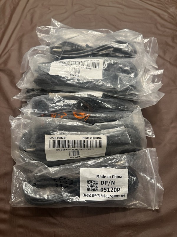 AC-PowerCord Cable - CBL-PC-6BK-C(M) Lot Of 10 New