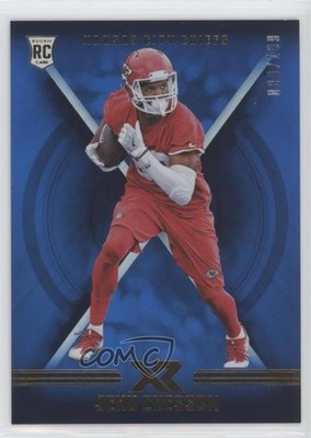 2017 Panini XR Rookies Blue /199 Jehu Chesson #109 Rookie RC z5b