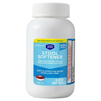 Docusate Sodium 100mg 400 Softgels Exp 08/27