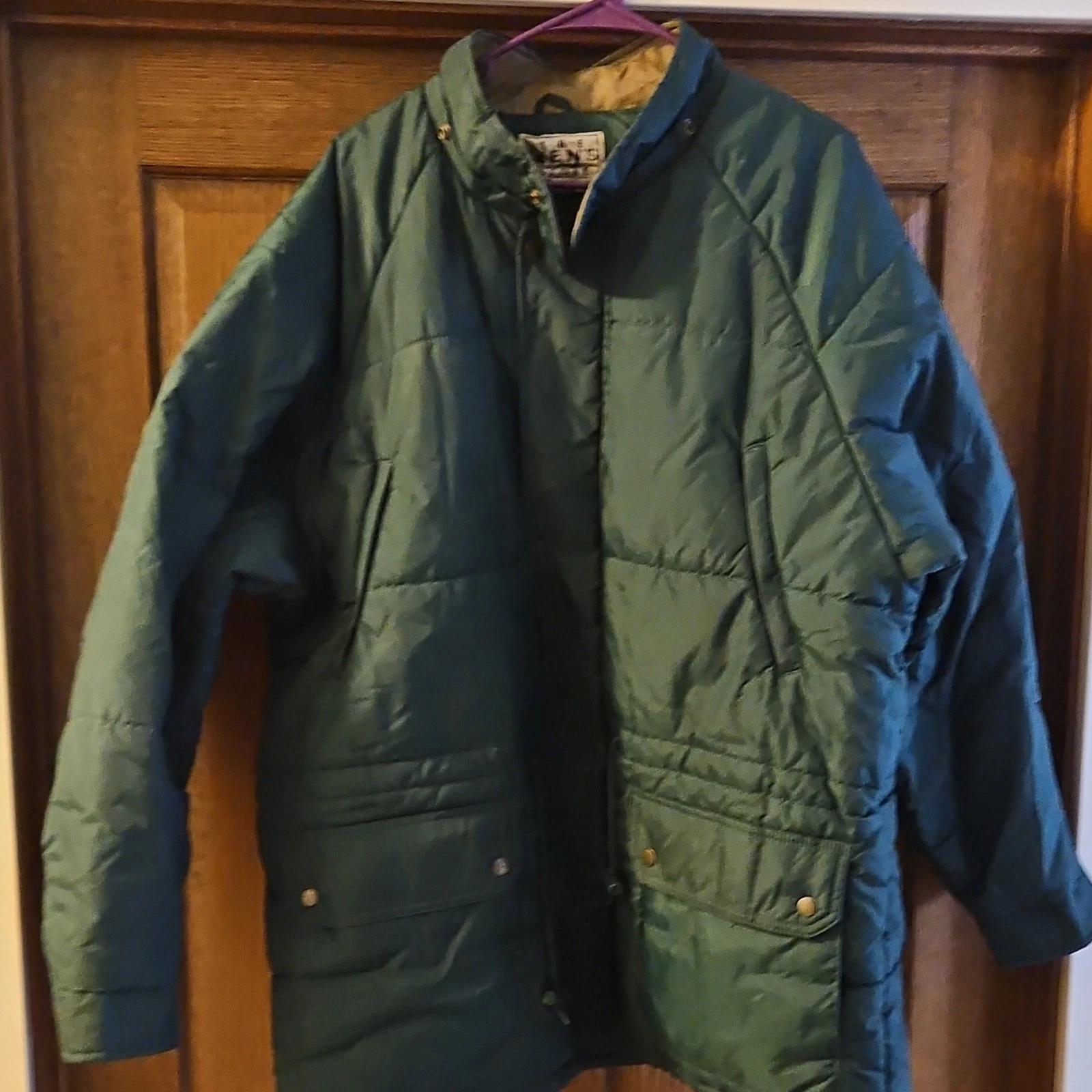 Vintage The Men's Store at Sears Green XL Quilted Puffer Jacket Men's Winter