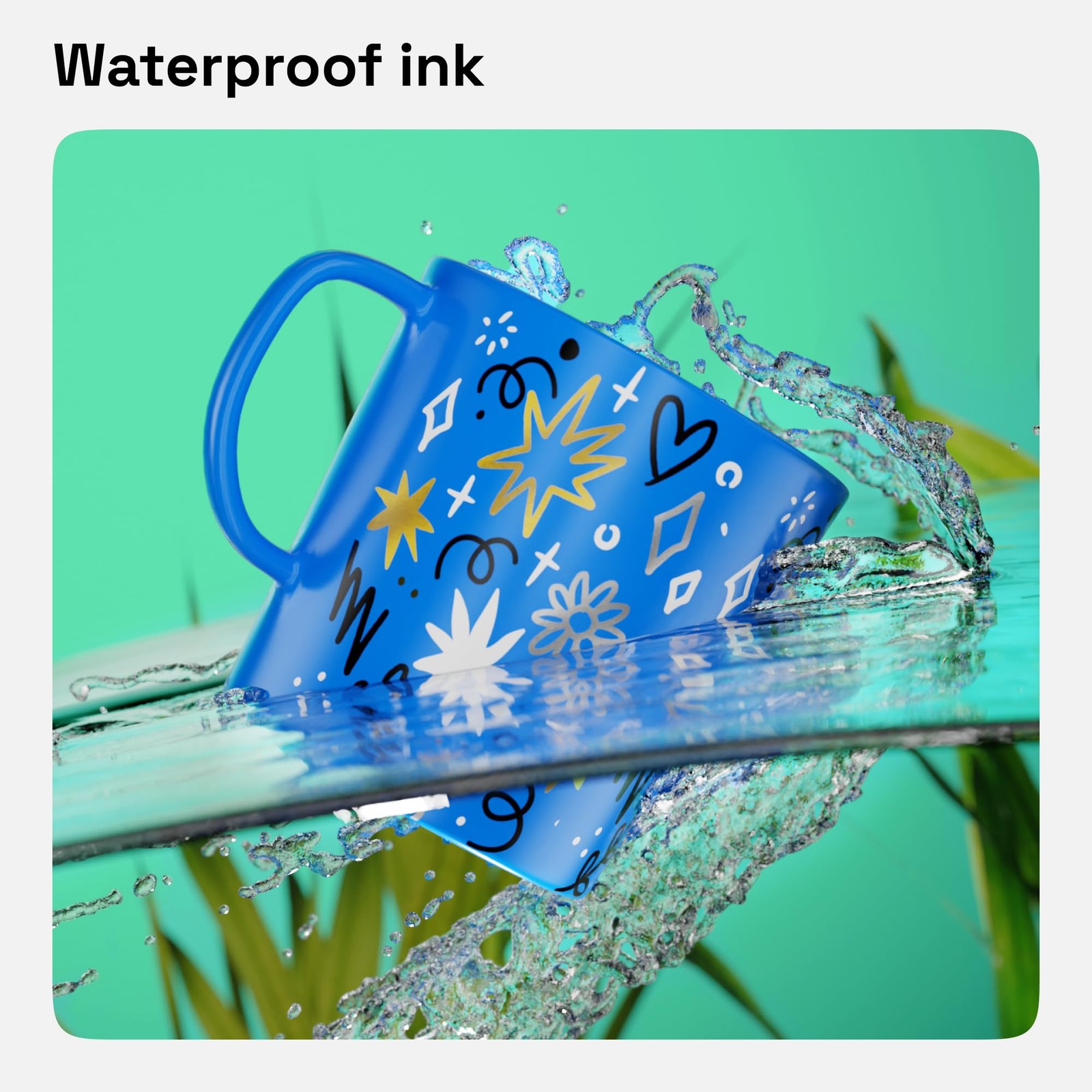 ARTISTRO 2 Silver Permanent Marker - Waterproof Markers for Tire, Fabric, Roc...