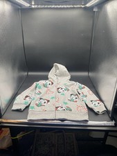 Disney Minnie Mouse girls hoodie jacket zip up size Youth 5/6