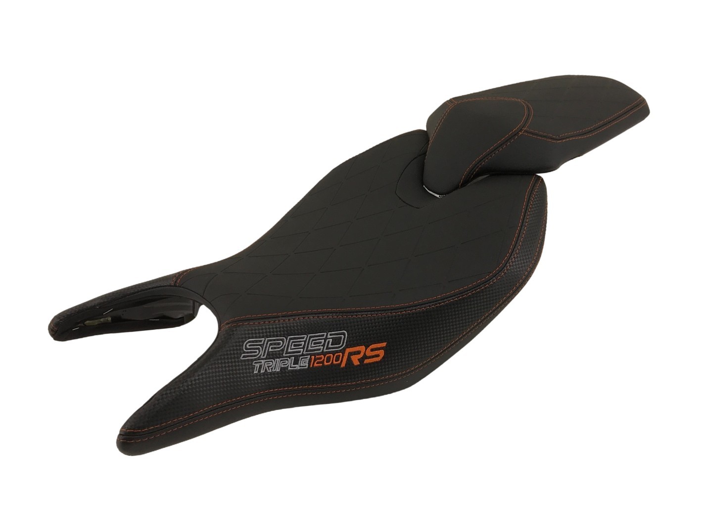 Housse de selle Triumph Speed Triple 1200RS idéale pour les longues balades de week-end