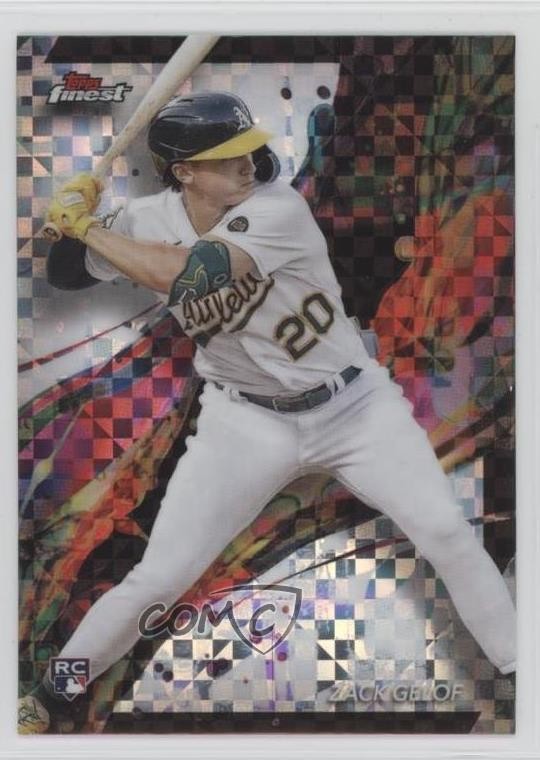 2024 Topps Finest Common Checkerboard Refractor Zack Gelof #59 Rookie RC 12g7
