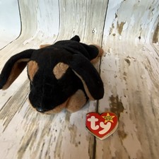 Ty Beanie Babies Retired Doby Dog Plush 1997 with Tag Ages 3 3-4 4-7 8-11 Years