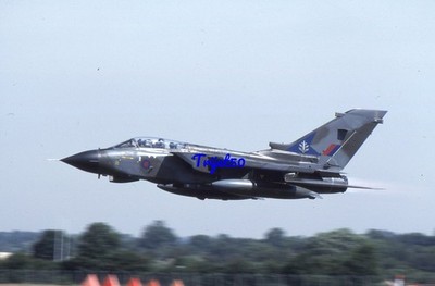 35mm Flugzeug Dia Tornado ZG706 SAOEU RIAT Fairford 1996