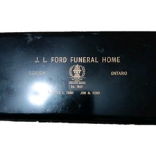 Caja metálica de efectivo y documentos para funerarias