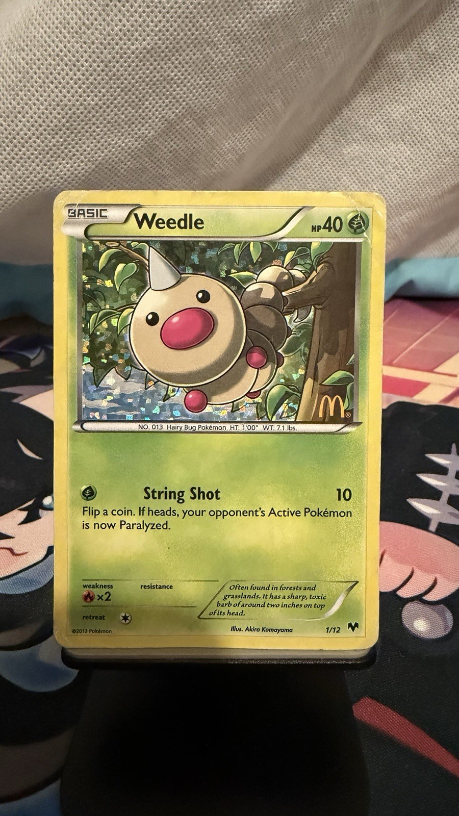 Weedle 001/012 McDonald's 2014 Holo (DMG)